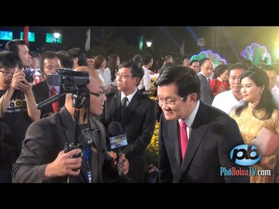 Một phút bất chợt với Chủ tịch Nhà nước Việt Nam Trương Tấn Sang