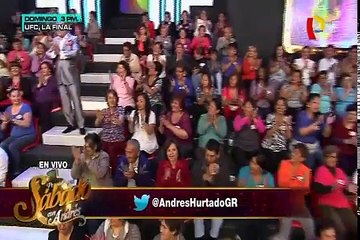 ‘Calichín’ hizo de las suyas en Porque Hoy es Sábado con Andrés