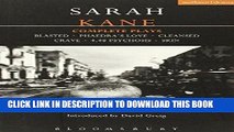 [DOWNLOAD] PDF Sarah Kane: Complete Plays (Contemporary Dramatists) New BEST SELLER