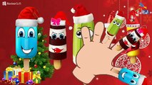 Finger Family Collection 143| Christmas Ice Cream-Christmas Teletubbies-Peppa pig -Power Rangers Car