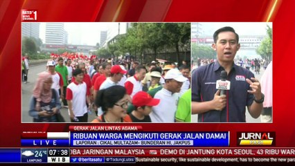 Ribuan Warga Berbagai Agama Ikuti Gerak Jalan Damai