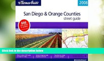 Big Deals  The Thomas Guide 2008 San Diego   Orange Counties Street Guide (San Diego and Orange