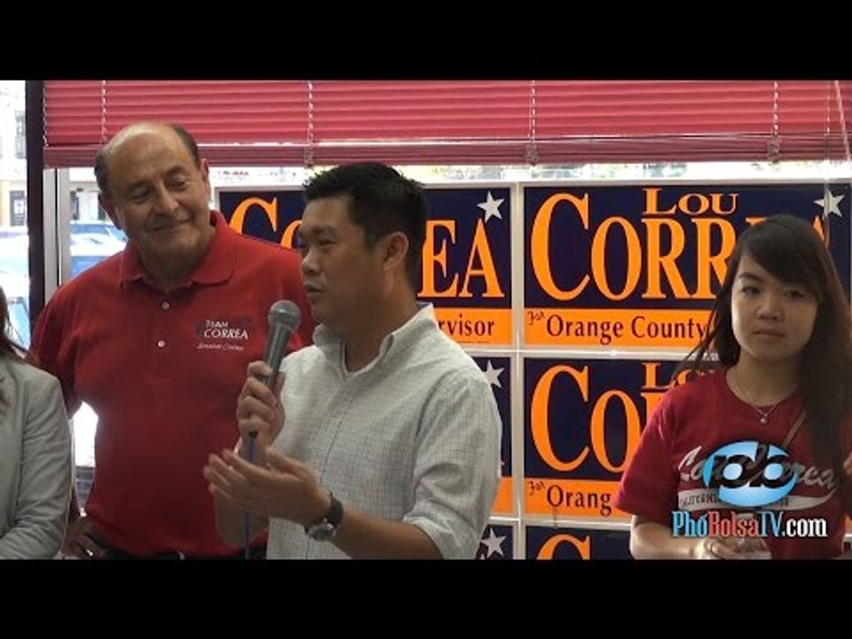 Cựu TNS Lou Correa khai trương văn phòng tranh cử tại Little Saigon