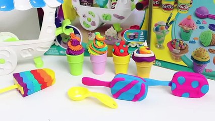 Tải video: Play Doh Ice Cream Playdough Popsicles Play-Doh Scoops n Treats Rainbow Popsicles Toy Videos