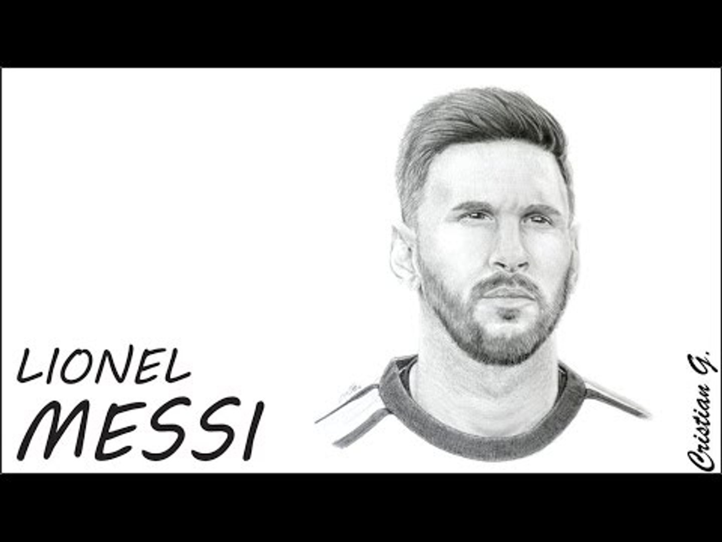 Como dibujar a MESSI con barba - Vídeo Dailymotion