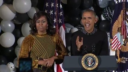 Obama's Host Final Trick-Or-Treat at White House(360p)