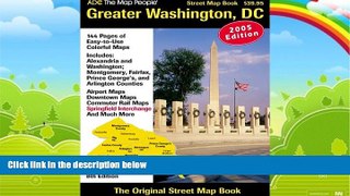 Books to Read  ADC The Map People 2005 Greater Washington, DC: Street Map Book (8th Edition)  Full