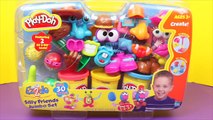 Play Doh Silly Friends Jumbo Set ✯ Play Dough Clay People, Hair, Animals, Monsters by DisneyCarToys