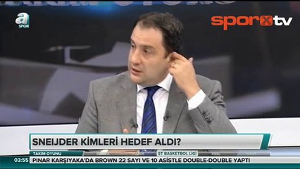 Sneijder: "Bunu diğer arkadaşlara sorun"