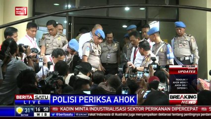 Selesai Diperiksa, Ahok: Saya Mau Pulang Sudah Lapar