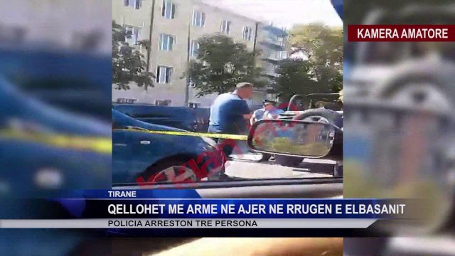 QELLOHET ME ARME NE AJER NE RRUGEN E ELBASANIT