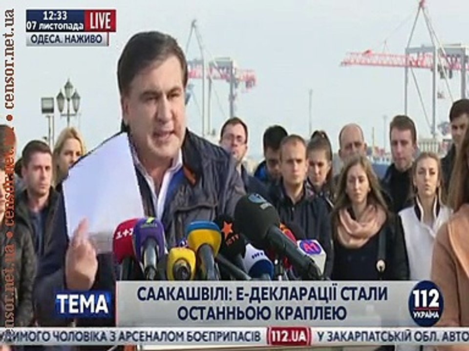 Саакашвили подал в отставку. "Президент отдал власть в Одесской области двум кланам"