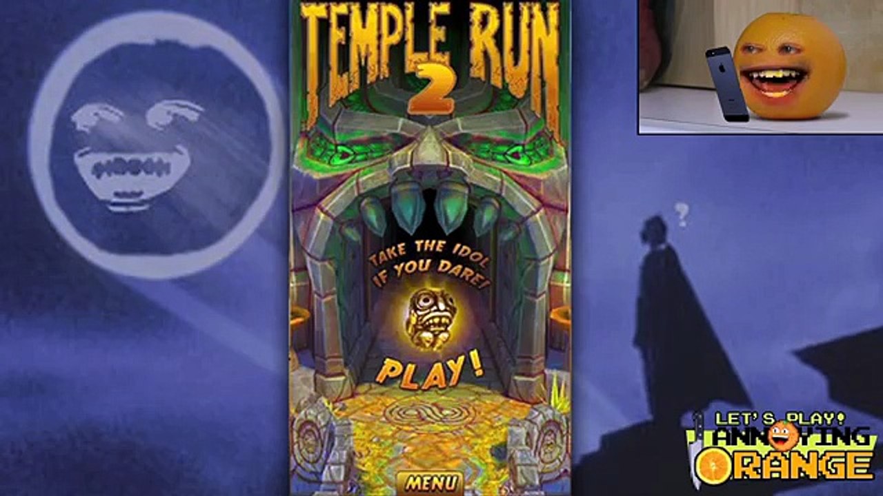 Annoying Orange Lets Play Temple Run 2!