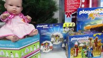 Playmobil Belén, Reyes magos y Papá Noel la bebé Lucía celebra la Navidad en Mundo juguetes