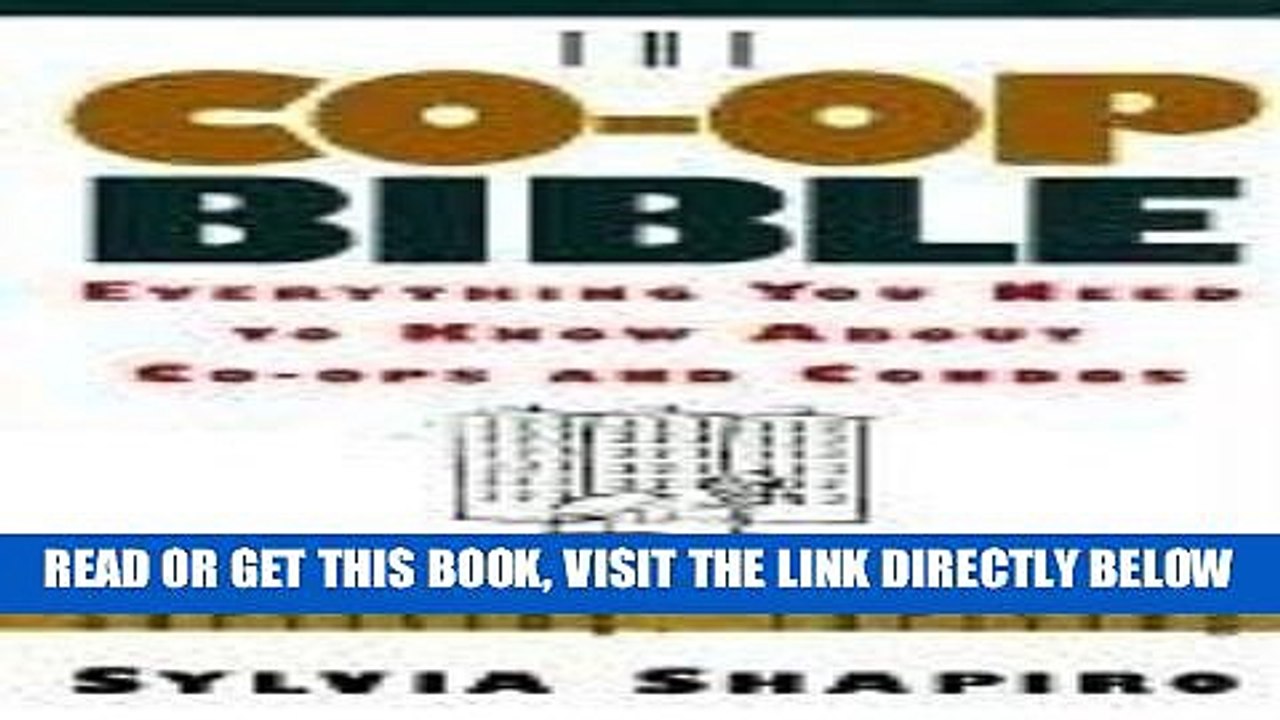 [BOOK] PDF The Co-Op Bible: Everything You Need to Know About Co-ops and Condos; Getting in,