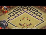 Clash of Clans  - Town Hall 9 war base Anti GOWIPE