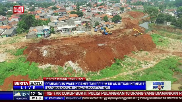 Pengerjaan Waduk Rambutan Terkendala Pasokan BBM