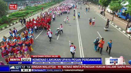 Kementerian Agama Pererat Kerukunan dengan Gerak Jalan