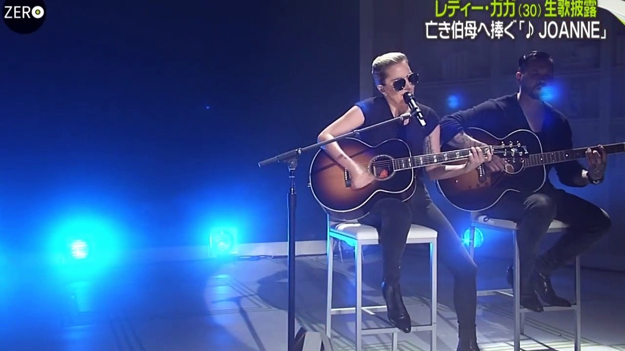 Lady Gaga - JOANNE - Live at Japanese News program 2016
