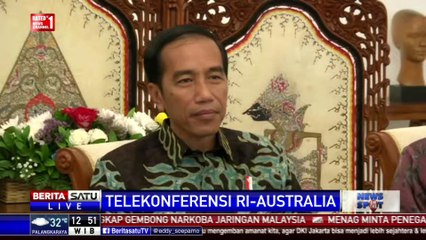 Presiden Jokowi Gelar Teleconference dengan WNI di Australia