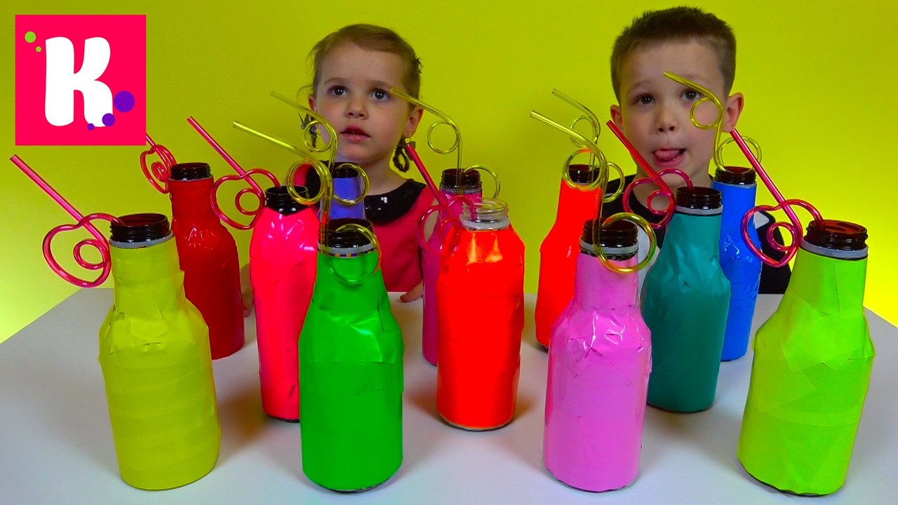 Челлендж Айс Ти угадай вкус фруктового холодного чая Kid's Ice Tea Challenge Miss Katy