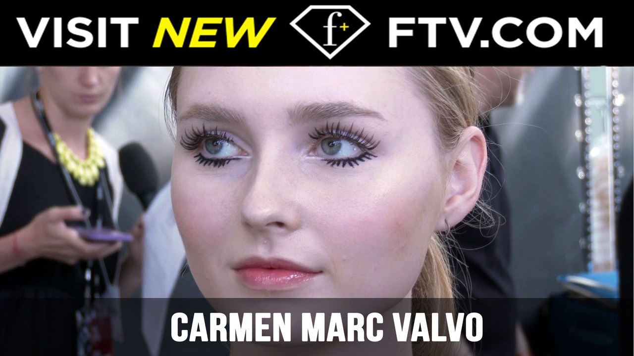 Carmen Marc Valvo Spring/Summer 2017 Make-Up | FTV.com