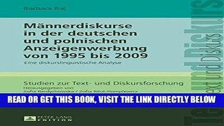 [READ] EBOOK MÃ¤nnerdiskurse in der deutschen und polnischen Anzeigenwerbung von 1995 bis 2009: