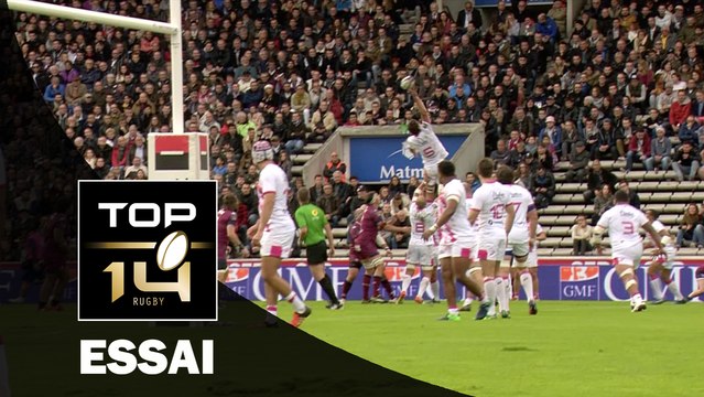 TOP 14 ‐ Essai Hugh CHALMERS (UBB) – Bordeaux-Bègles-Paris – J10 – Saison 2016/2017
