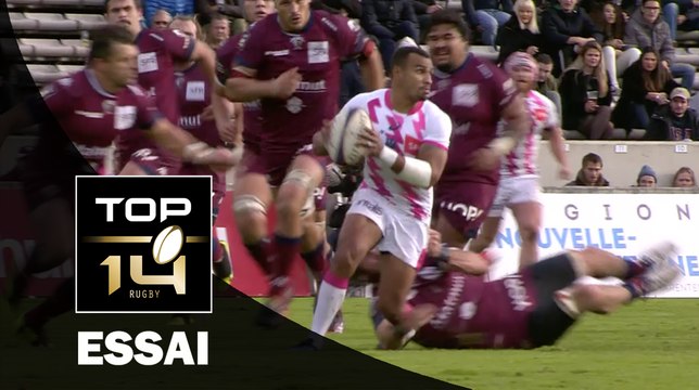 TOP 14 ‐ Essai Jérémy SINZELLE (SFP) – Bordeaux-Bègles-Paris – J10 – Saison 2016/2017