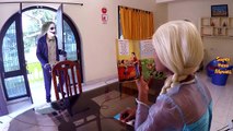 Disney Princess Frozen Elsa Prank Joker Turns Into Little Joker Kid | Fun SuperHero Movie