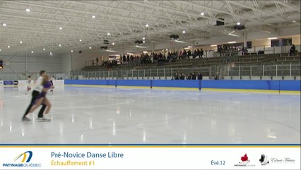 Championnats "A" de la section Québec 2017 - Glace 4 Pré-Novice Danse libre