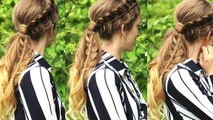 Stacked Braid Ponytail Tutorial | Ponytail Hairstyles