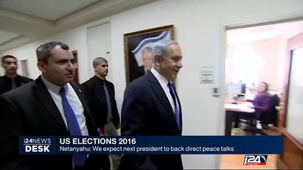 Netanyahu : we expect next American president to back direct peace talks
