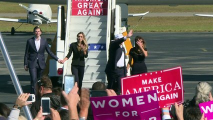 Trump embarks on campaign blitz with two days until vote