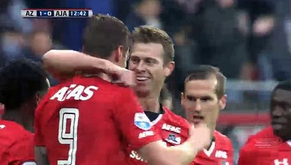 Weghorst W. Goal  Az alkmaar 1 - 0  Ajax 06.11.2016