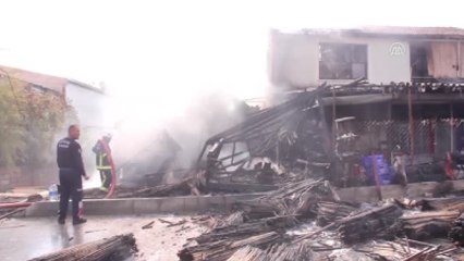 Kepez Ilçesinde Çıkan Yangın