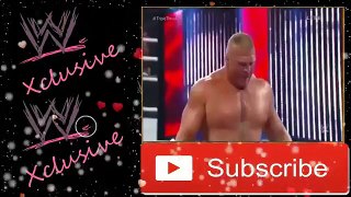 WWE Brock Lesnar vs John Cena vs Seth Rollins - Full Match - HD 720p