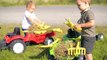 Toys cars for kids. Toys for children - Tractor digger. Toys cars - Working cars for children
