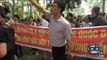 Rầm rộ biểu tình phản đối trước Đại sứ quán Trung Quốc ở Hà Nội