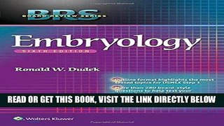 [READ] EBOOK BRS Embryology (Lippincott Board Review) ONLINE COLLECTION