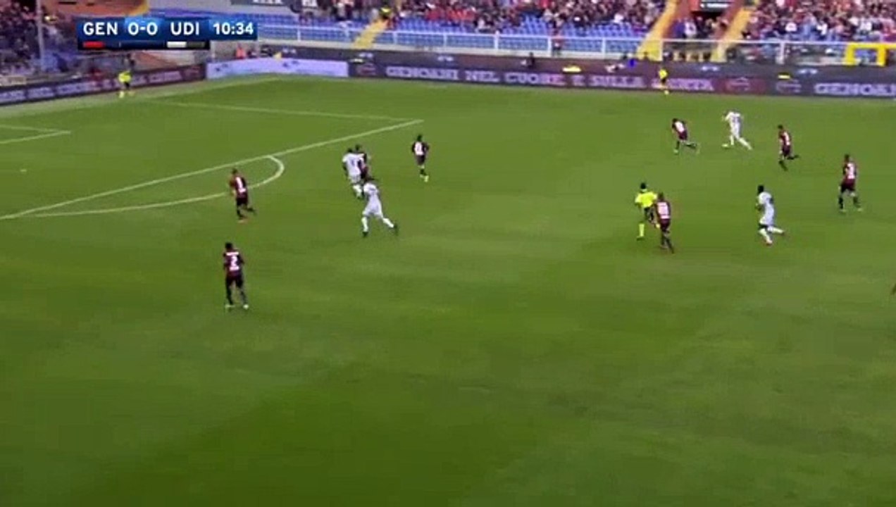 Cyril Thereau Goal HD Genoa 0 - 1 Udinese 06.11.2016