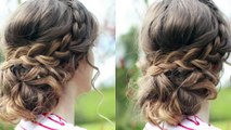 DIY Curly Updo | Messy Updo Prom