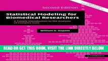 [FREE] EBOOK Statistical Modeling for Biomedical Researchers: A Simple Introduction to the