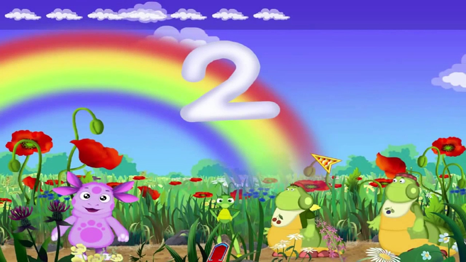 цифры. гонки лунтик. лунтик география. мультики для самых маленьких развивающие. мультфильм лунтик игра.