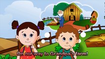 Down on Grandpas Farm with lyrics - Nursery Rhymes by EFlashApps