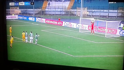 Avellino vs Frosinone 0- 1 RIGORE CIOFANI penalty goal 06-11-2016