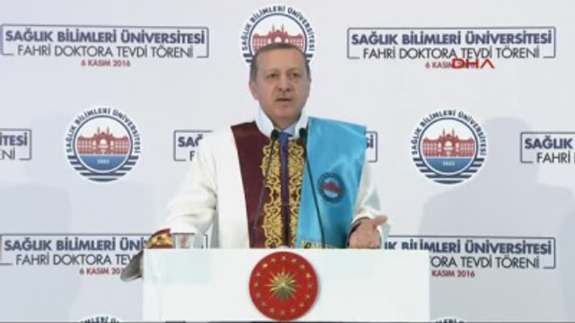 Cumhurbaşkanı Erdoğan Sağlık Bilimleri Üniversitesi'nde Konuştu 4