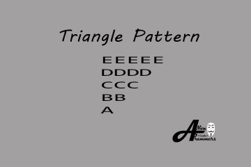 Triangle Pattern C++#27