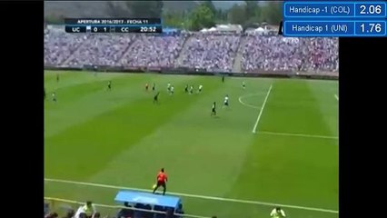 0-1 Martin Rodriguez Goal - Universidad Catolica vs Colo Colo 06.11.2016