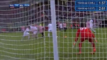 1-1 Ilja Nestorovski Goal HD - Palermo 1-1 AC Milan 06.11.2016 HD